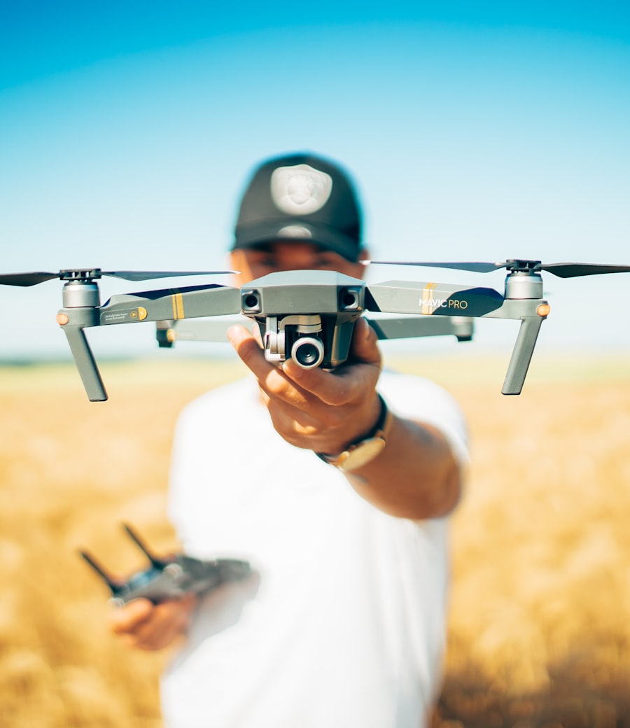 Drop pilot / field photo