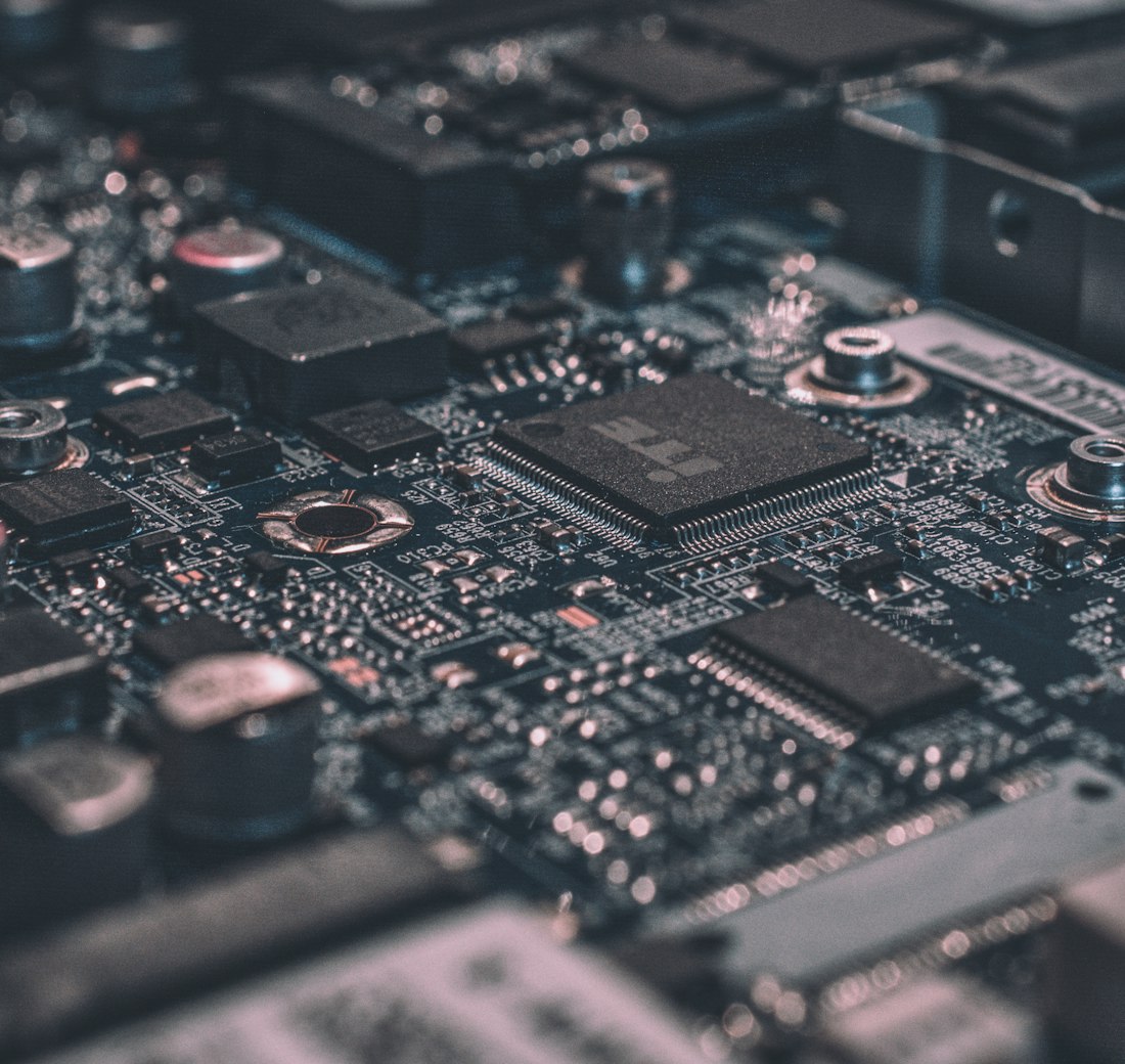 Drop PCB / electronics photo