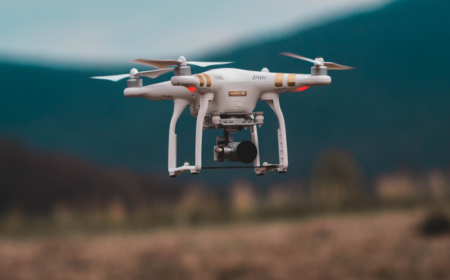 Drop drone photo